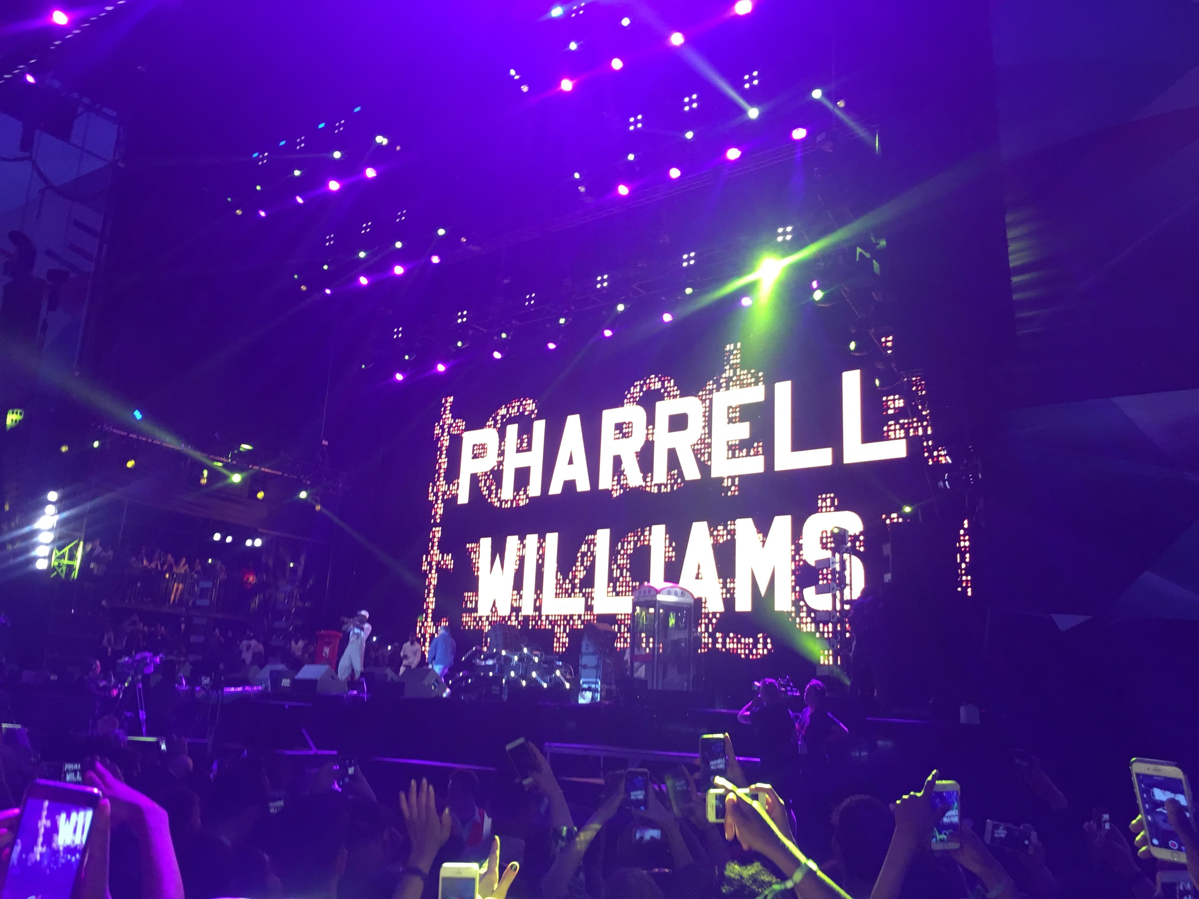 Pharrell Williams at Finsbury Park, London